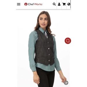 chef works, urban collection augustine vest, L